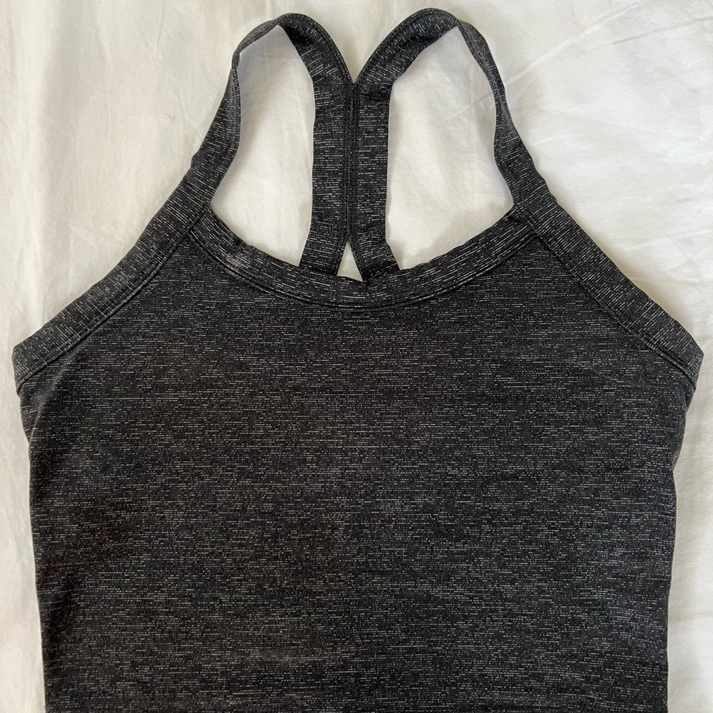 Born primitive Grey weathered tank top